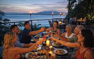 Superior-þakíbúð - útsýni yfir hafið | Verönd/útipallur