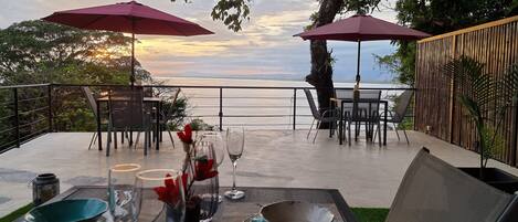 Loftsleilighet – superior, havutsikt | Terrasse/patio