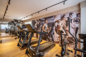 Fitness facility - ONE - Studios in Piata, 230m From the Beach (Salvador)