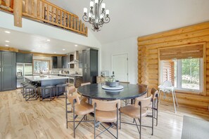 Dining - Hot Tub, Game Room! 3-Story Brian Head Home (Brian Head)