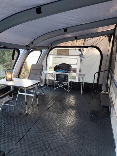 Nele caravan at Waldcamping-Lausitzer-Seenland