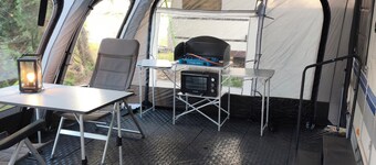 Nele caravan at Waldcamping-Lausitzer-Seenland