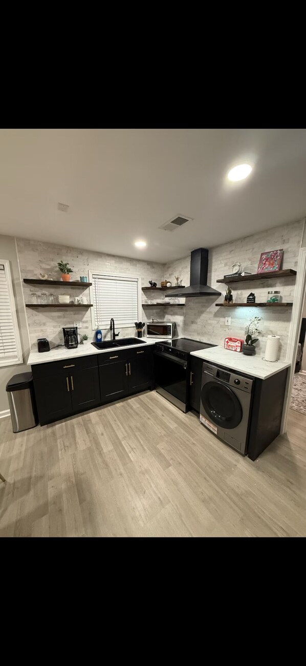 Microwave, oven, stovetop