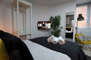 1 Schlafzimmer, Bügeleisen/Bügelbrett, Internetzugang, Bettwäsche
