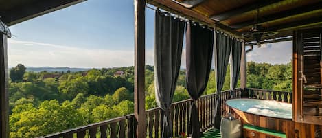Idromassaggio all'aperto