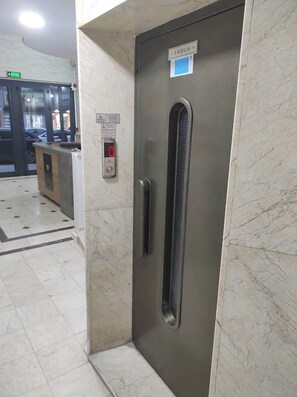 Interior entrance