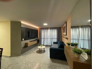 Comfort Apartment, Lanai, Beach View | In-room safe, individually furnished, iron/ironing board, free WiFi - Terraços do Atlântico - 2 (Fortaleza)