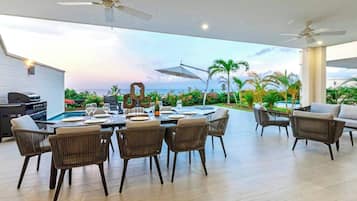 Departamento, 3 habitaciones, alberca privada, vista al océano | Lounge