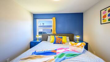 Desk, iron/ironing board, free WiFi, bed sheets