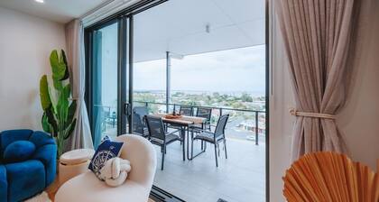 Sea-View 3BR, Rooftop Pool, Secure Parking & Study