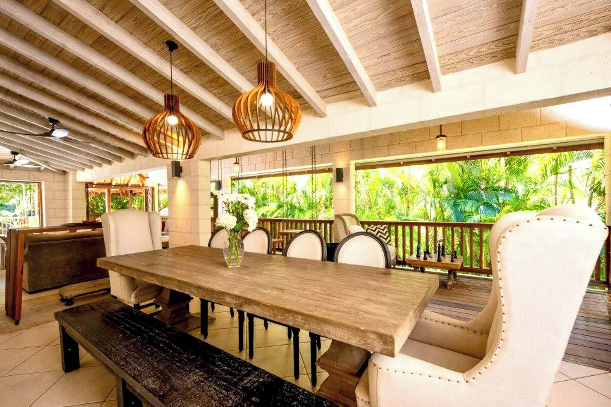 House, 4 Bedrooms, Private Pool, Garden View | Dining room