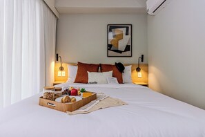 Studio Standard Casal | Hypo-allergenic bedding, individually decorated, individually furnished - Charlie For You Perdizes (São Paulo)