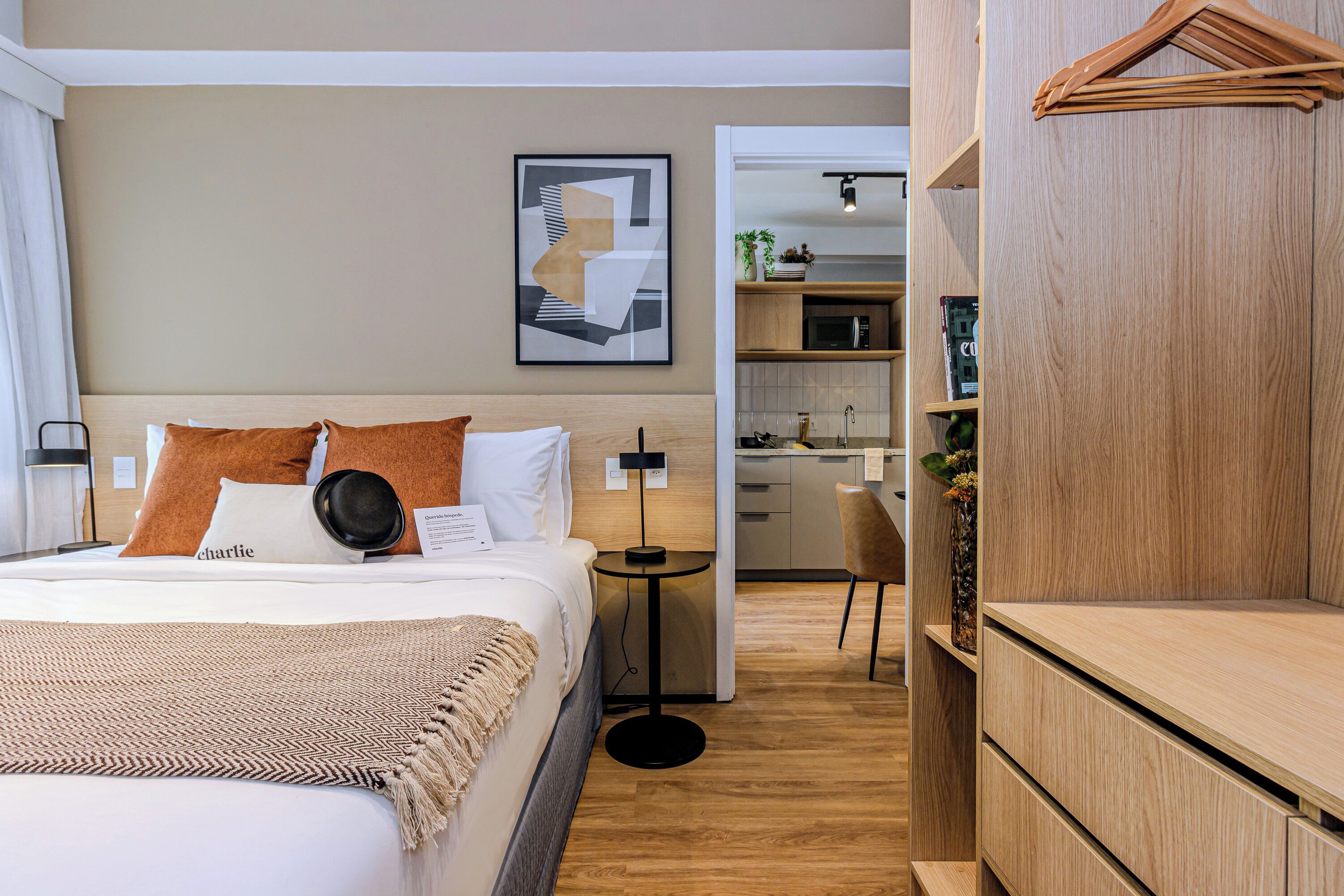 Apartamento 1 Dorm Casal com sofá-cama | Allergitestet sengetøy, individuelt dekorert og individuelt innredet