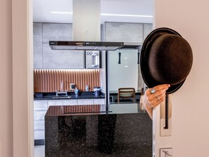 Apartamento 1 Dormitório Casal | Private kitchen