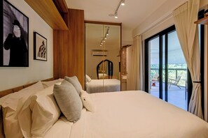 Family Apartment | Hypo-allergenic bedding, individually decorated, individually furnished