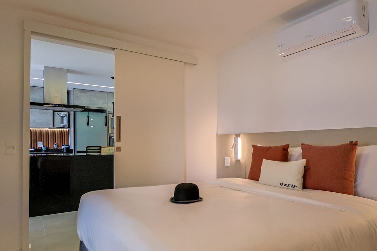 Apartamento 1 Dormitório Casal | Allergivenligt sengetøj, individuelt design, individuel indretning