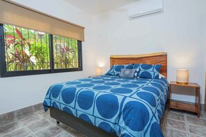 2 bedrooms, internet, bed sheets