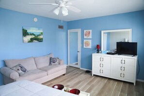 2 bedrooms, iron/ironing board, WiFi, bed sheets - Sunny Escape 2-Bedroom Condo Steps from Cocoa Beach (Cocoa Beach)
