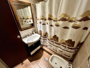 Haartrockner, Bidet, Handtücher, Seife