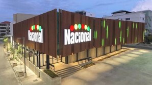 A modern building with the sign "Nacional" prominently displayed.