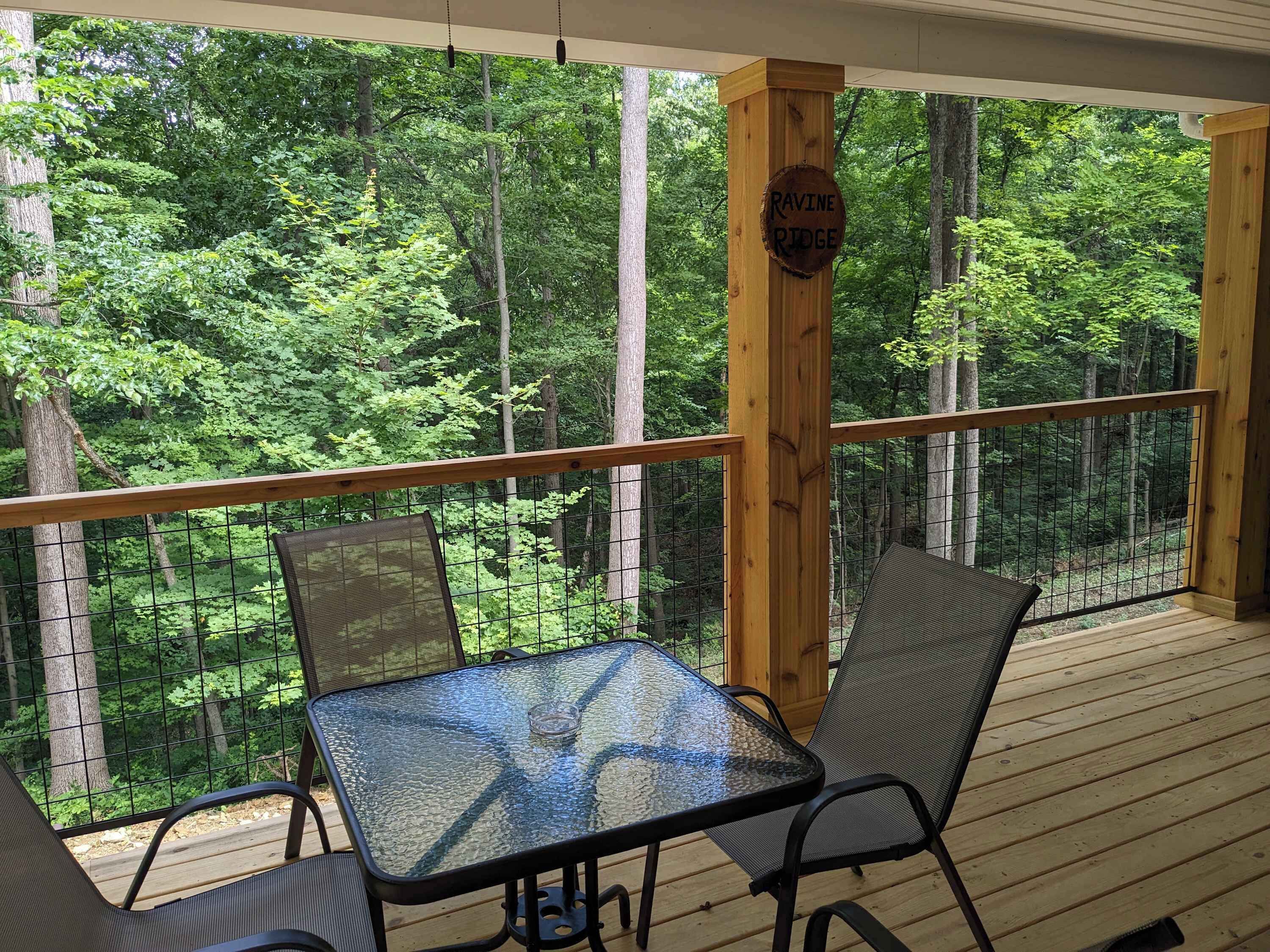 Cabin, Multiple Beds, Hot Tub, Garden View (Ravine Ridge) | Outdoor dining