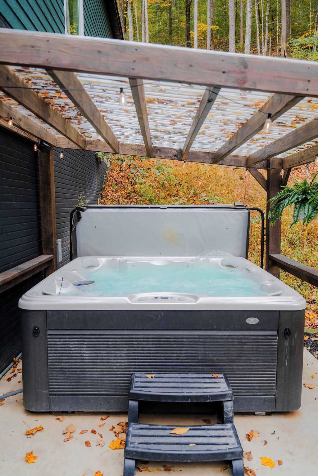 Bathtub spa outdoor