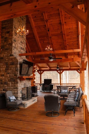 Cabin, Multiple Beds, Hot Tub (Hidden Hills Retreat) | Interior - Sleeps 16! Luxury Cabin With Game Room & Hot Tub (Logan)
