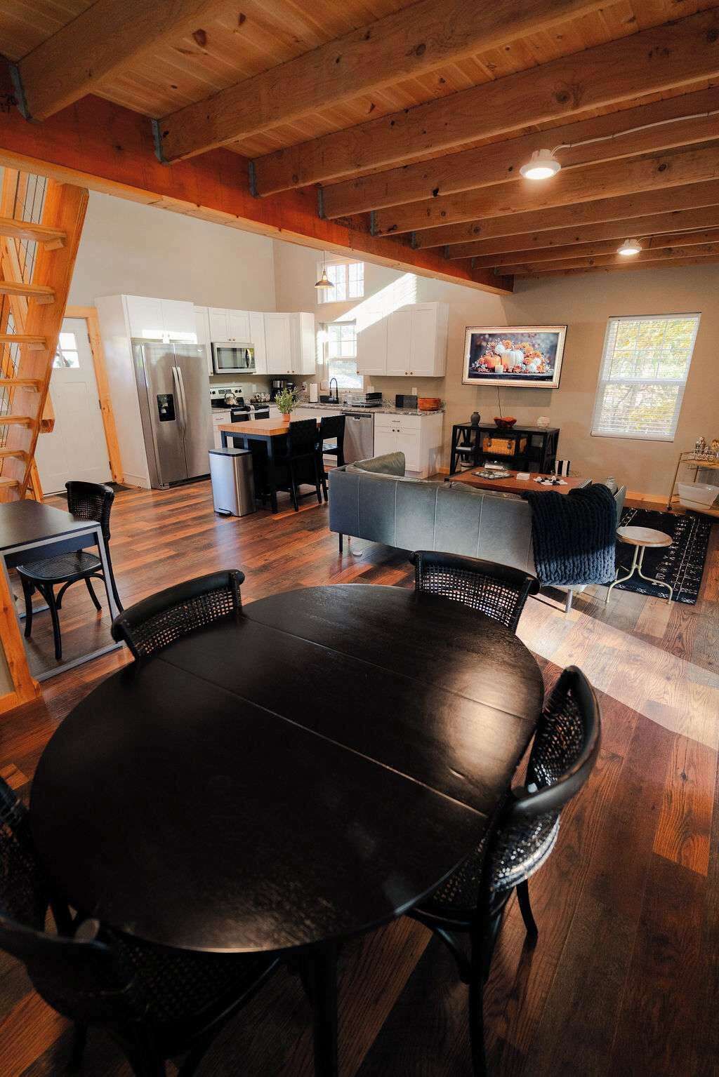 Ferienhütte, Mehrere Betten, Terrasse (The Treetop) | Speisen