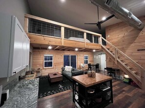 Cabin, Multiple Beds, Patio (The Treetop) | Living area