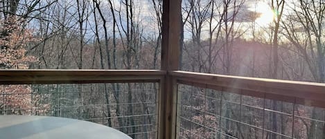 Ferienhütte, Mehrere Betten, Terrasse (The Treetop) | Ausblick vom Zimmer