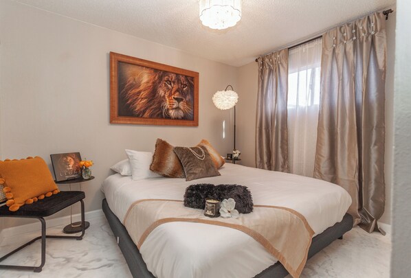 1 bedroom, iron/ironing board, free WiFi, bed sheets