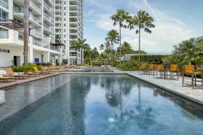 Pool - 2BR Apartment with Ocean View PH Río Mar 11A (San Carlos)