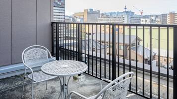 Tweepersoonskamer, 1 kingsize bed, niet-roken, balkon | Terras