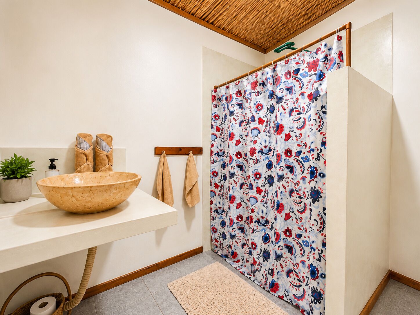 Villa, 1 chambre, patio, vue jardin | Salle de bain