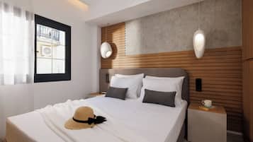 Appartement Supérieur, vue partielle sur la mer