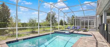 Indoor pool, a heated pool