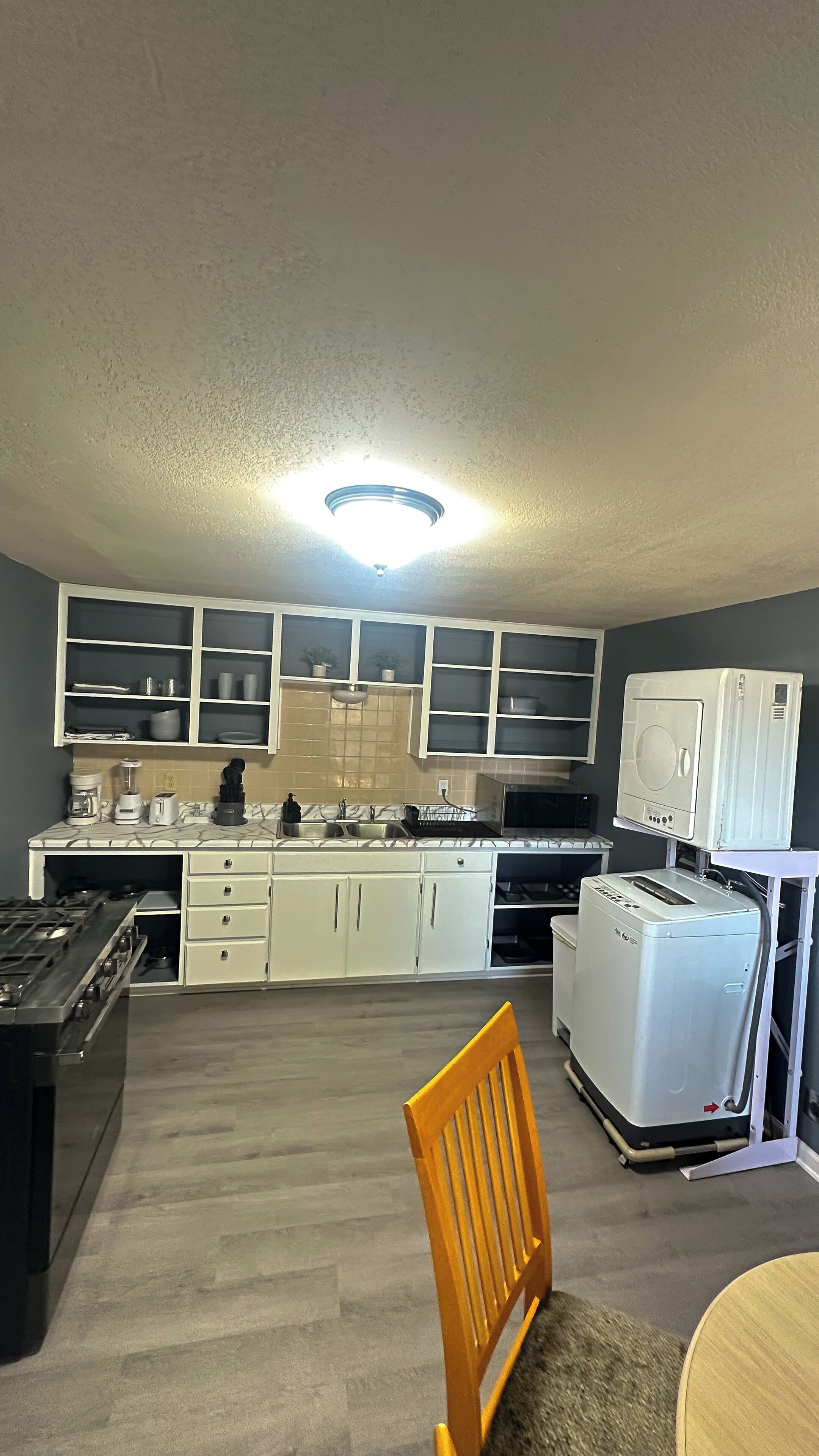 Microwave, oven, stovetop