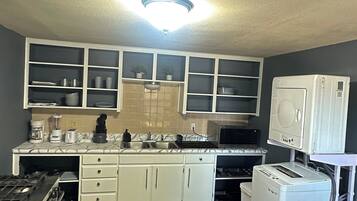 Microwave, oven, stovetop