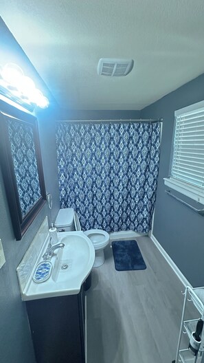 Towels, soap, toilet paper