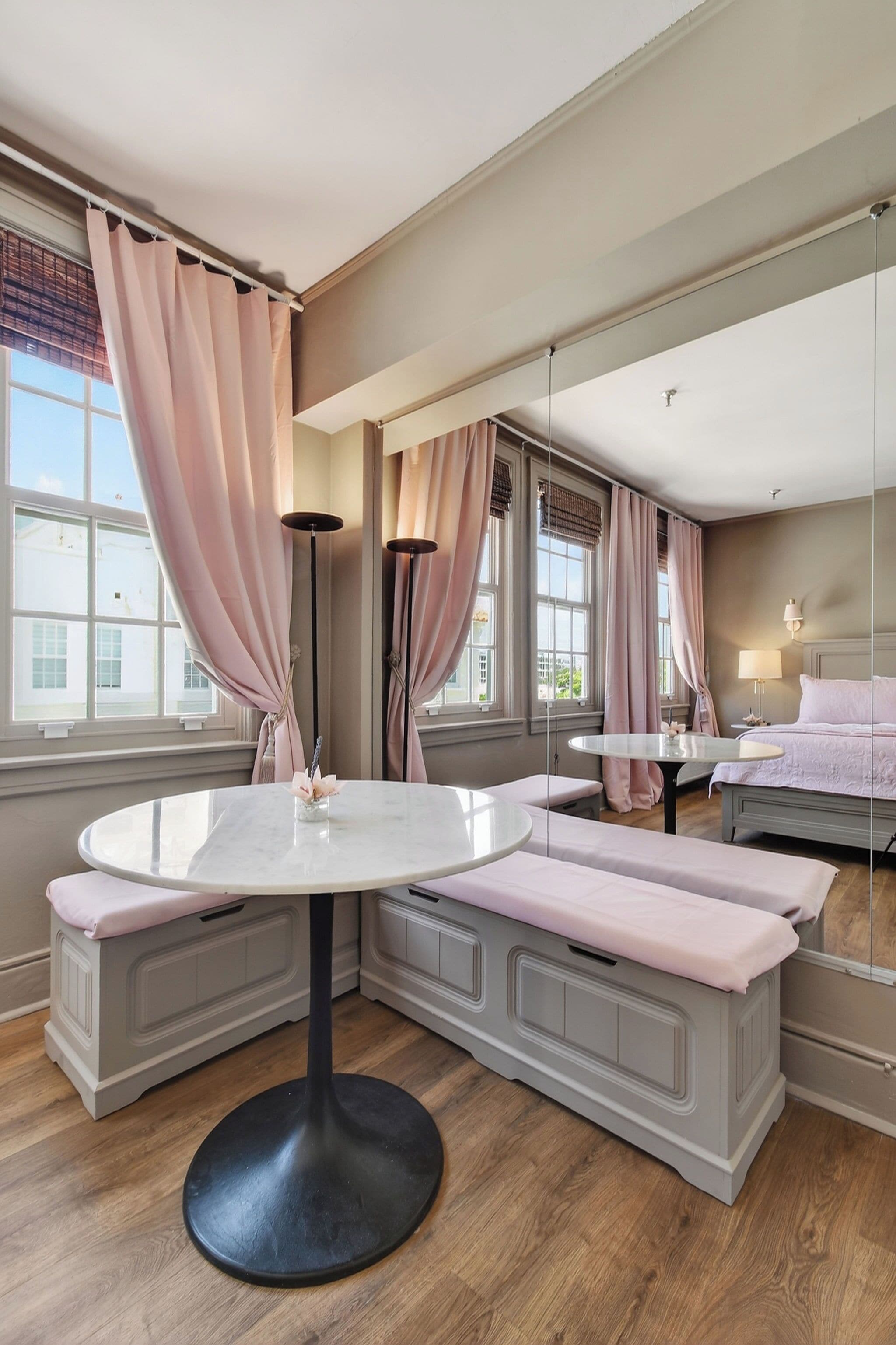 Premium bedding, down duvets, individually furnished, blackout curtains