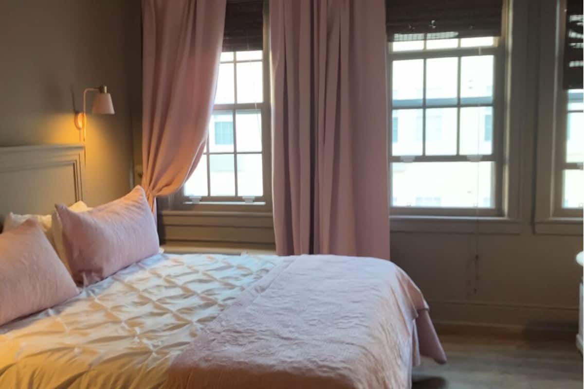 ROSE ORCHID | Premium bedding, down comforters, blackout drapes, iron/ironing board