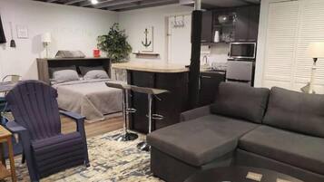 Televisión y chimenea