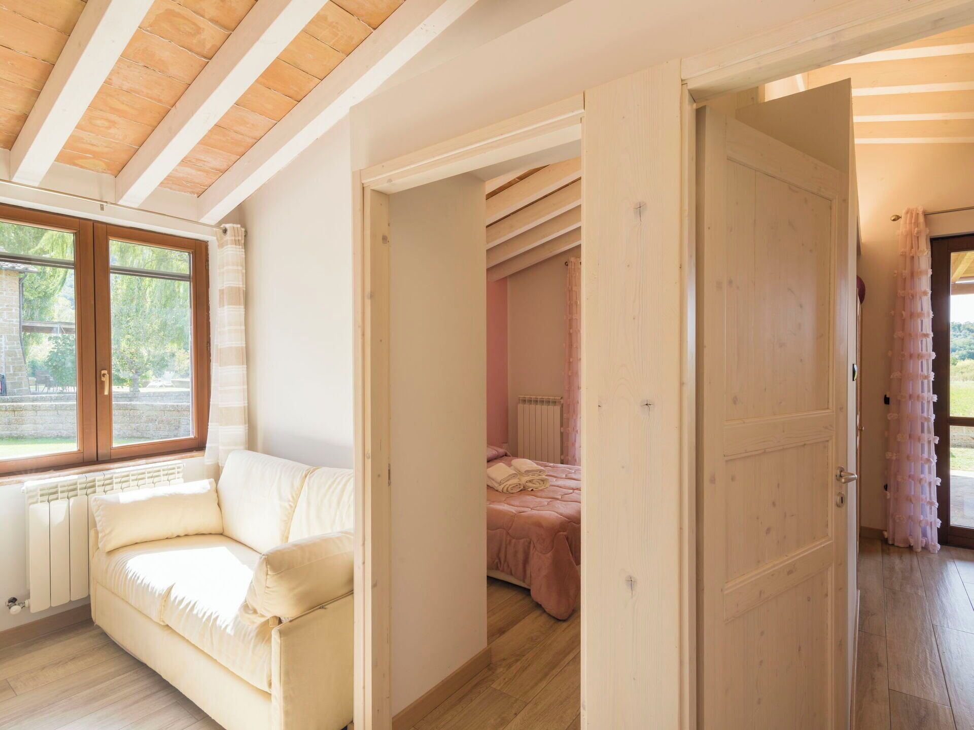 Appartement In Vakantiehuis Met Jacuzzi, Zwembad, Wifi, Tv, Patio, Panorama, Huisdieren Toegestaan - Montefiascone