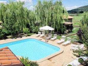 Pool - Lovely apartment in villa with WIFI, pool, hot tub, TV, patio, pets allowed and panoramic view (Montefiascone)