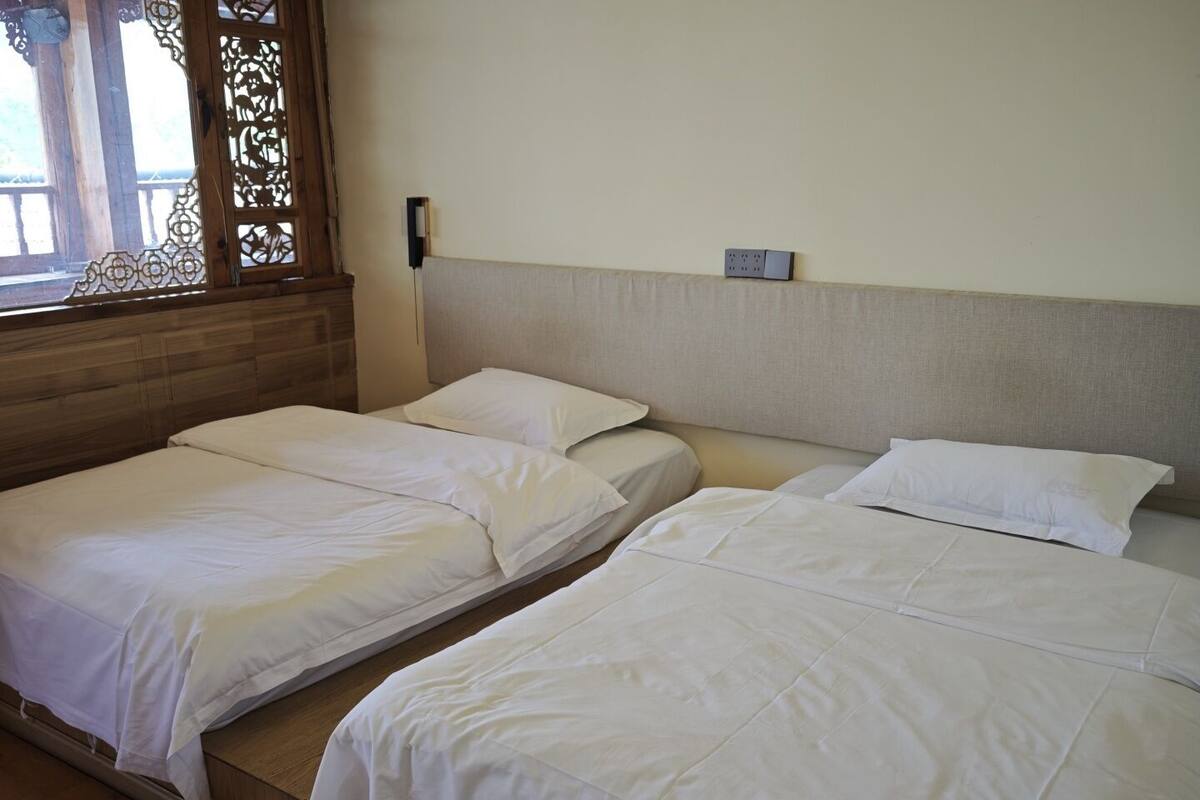 Senior Double Room, Hill View | Blackout curtains, free WiFi