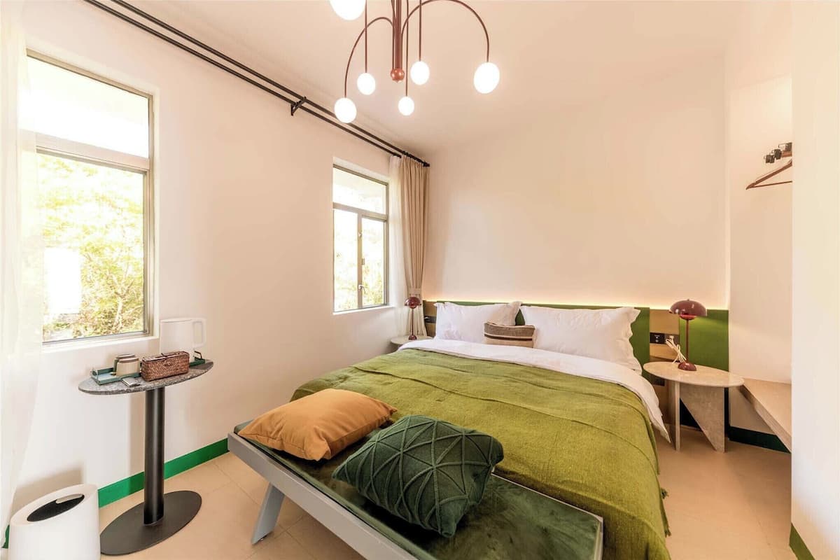 ห้องสแตนดาร์ดดับเบิล, วิวสวน | เครื่องนอนระดับพรีเมียม, ผ้าม่านกันแสง, ห้องเก็บเสียง, Wi-Fi ฟรี