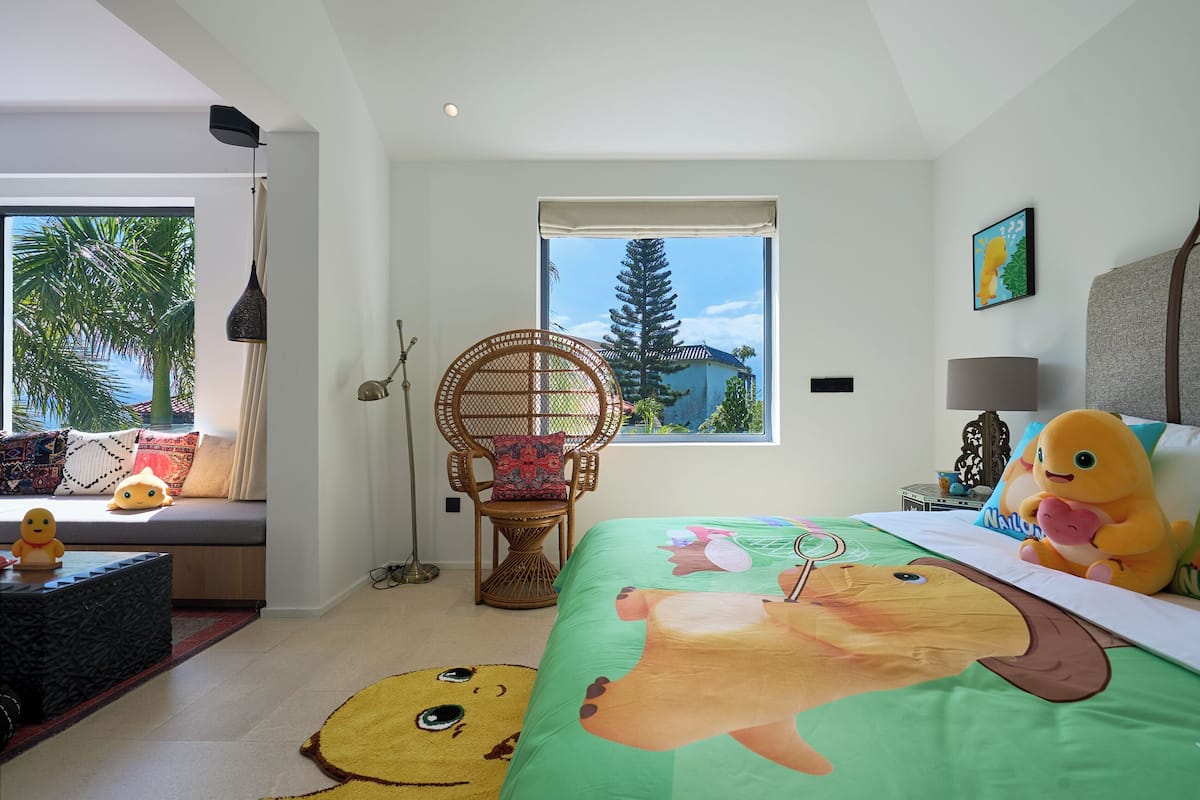 Habitación de lujo doble, balcón, vistas al jardín | Ropa de cama de alta calidad, minibar, decoración individual