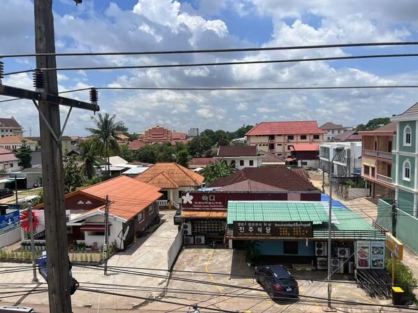 Comfort Quadruple Room, City View | Terrace/patio - FUBON World (Vientiane)