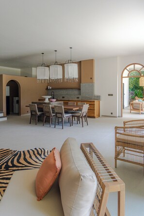 Luxury Villa, Private Pool, Garden View | Living area