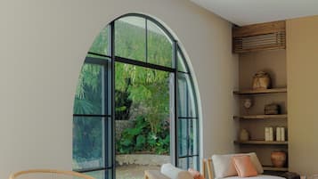 Luxury Villa, Private Pool, Garden View | Living area